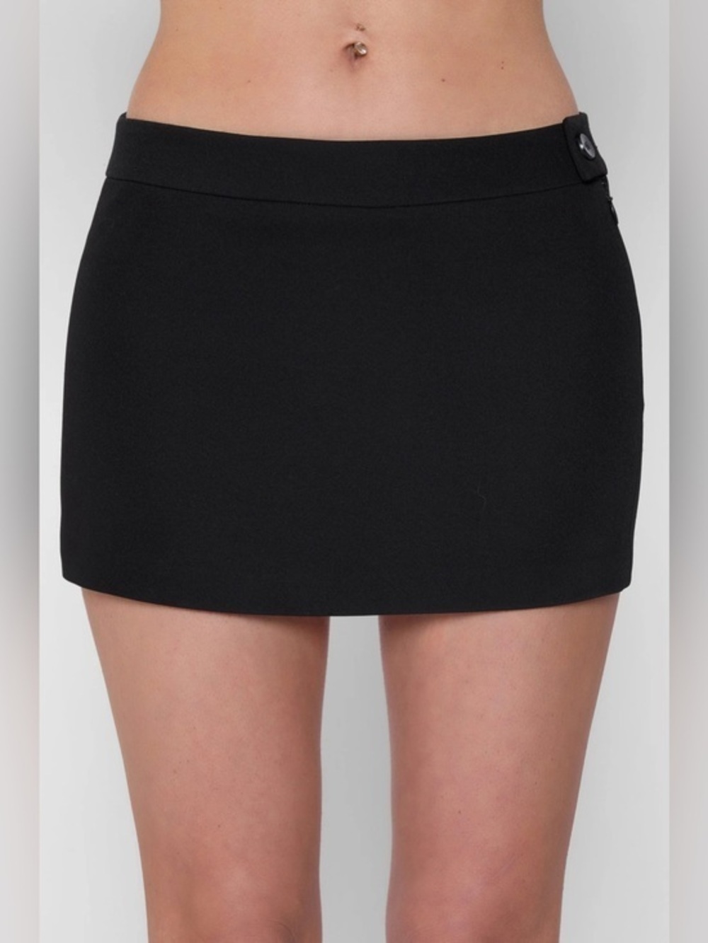 NWT Leau Classic Column Micro Mini Skirt